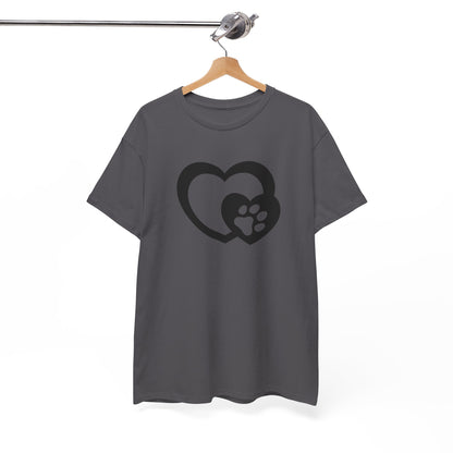 T-Shirt Unisex - Hundepfote mit Herz 5