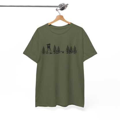T-Shirt Unisex - Hochsitz im Wald - Auerhahn