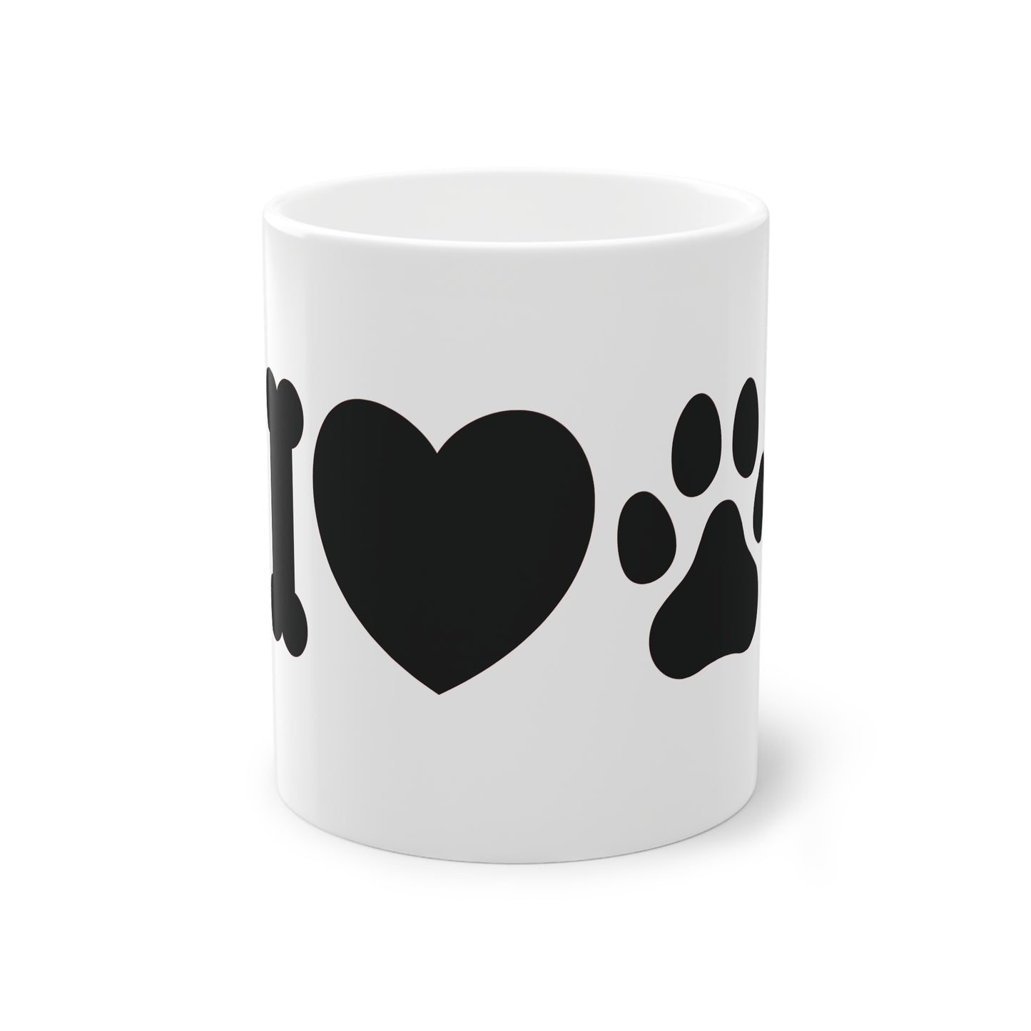 Tasse - Hundepfote mit Herz 4