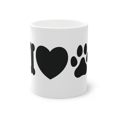 Tasse - Hundepfote mit Herz 4