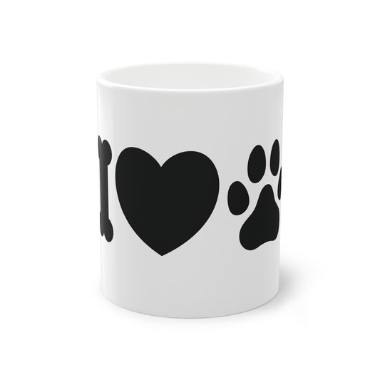 Tasse - Hundepfote mit Herz 4