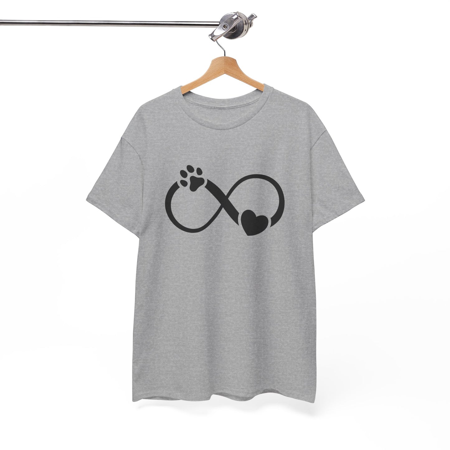 T-Shirt Unisex - Hundepfote mit Herz 3
