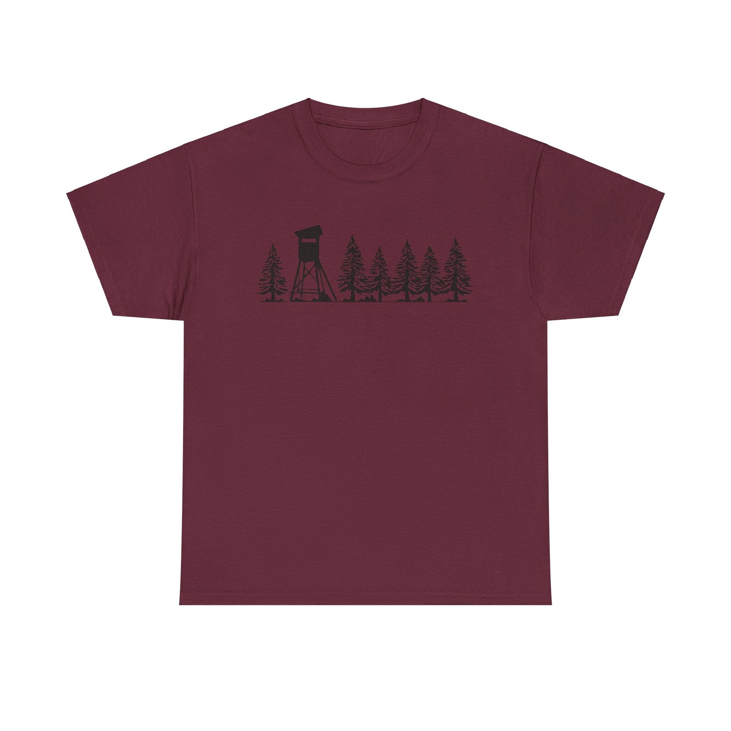 T-Shirt Unisex - Hochsitz im Wald