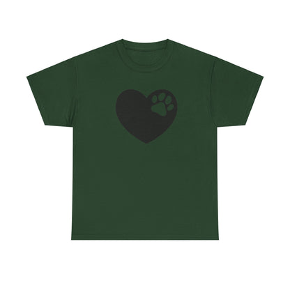 T-Shirt Unisex - Hundepfote mit Herz 6