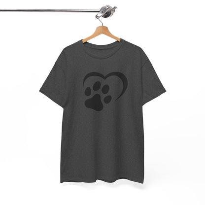 T-Shirt Unisex - Hundepfote mit Herz 2
