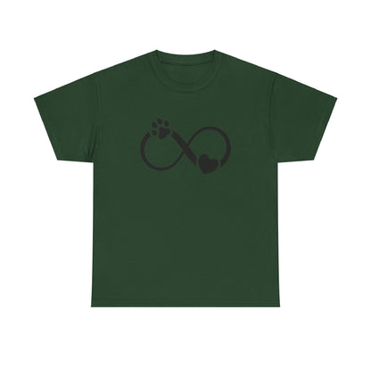 T-Shirt Unisex - Hundepfote mit Herz 3