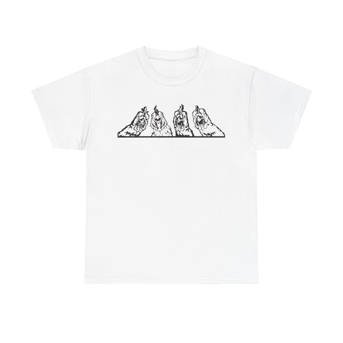 T-Shirt Unisex - Huhn Neugierig 2