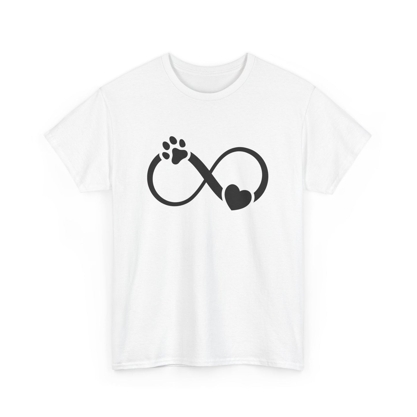 T-Shirt Unisex - Hundepfote mit Herz 3