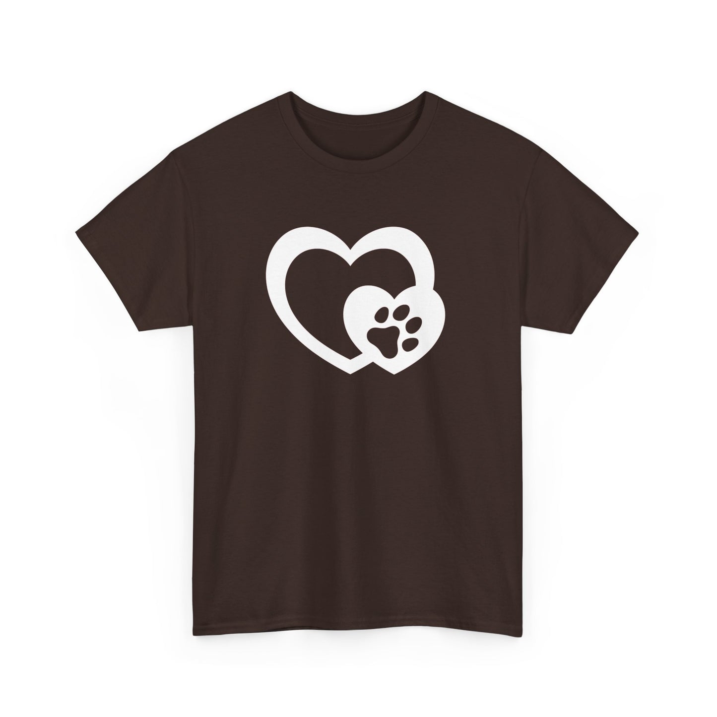 T-Shirt Unisex - Hundepfote mit Herz 5