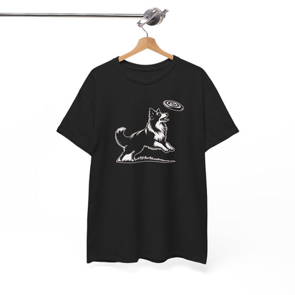 T-Shirt Unisex - Border Collie Frisbee