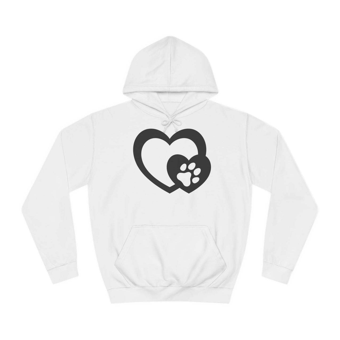 Hoodie Unisex - Hundepfote mit Herz 5