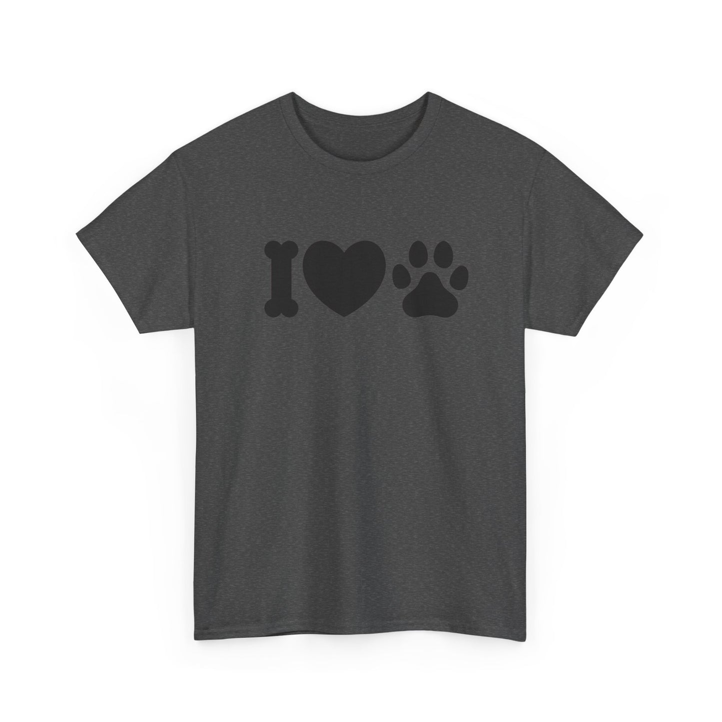 T-Shirt Unisex - Hundepfote mit Herz 4