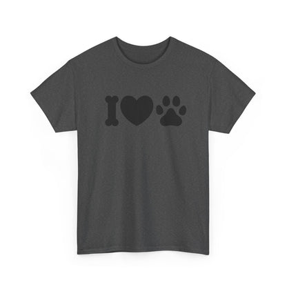 T-Shirt Unisex - Hundepfote mit Herz 4