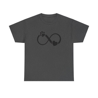 T-Shirt Unisex - Hundepfote mit Herz 3