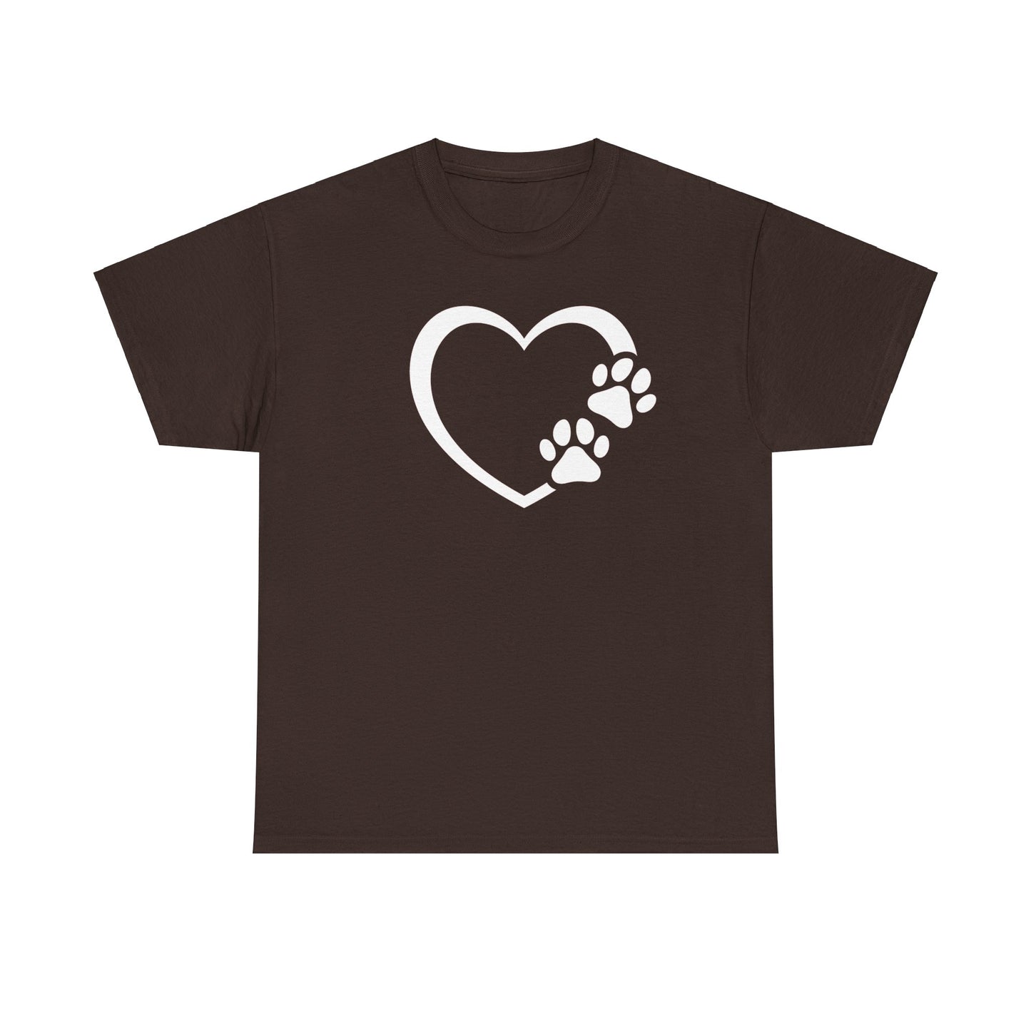 T-Shirt Unisex - Hundepfote mit Herz 7