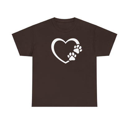 T-Shirt Unisex - Hundepfote mit Herz 7