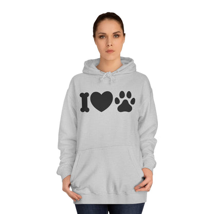 Hoodie Unisex - Hundepfote mit Herz 4