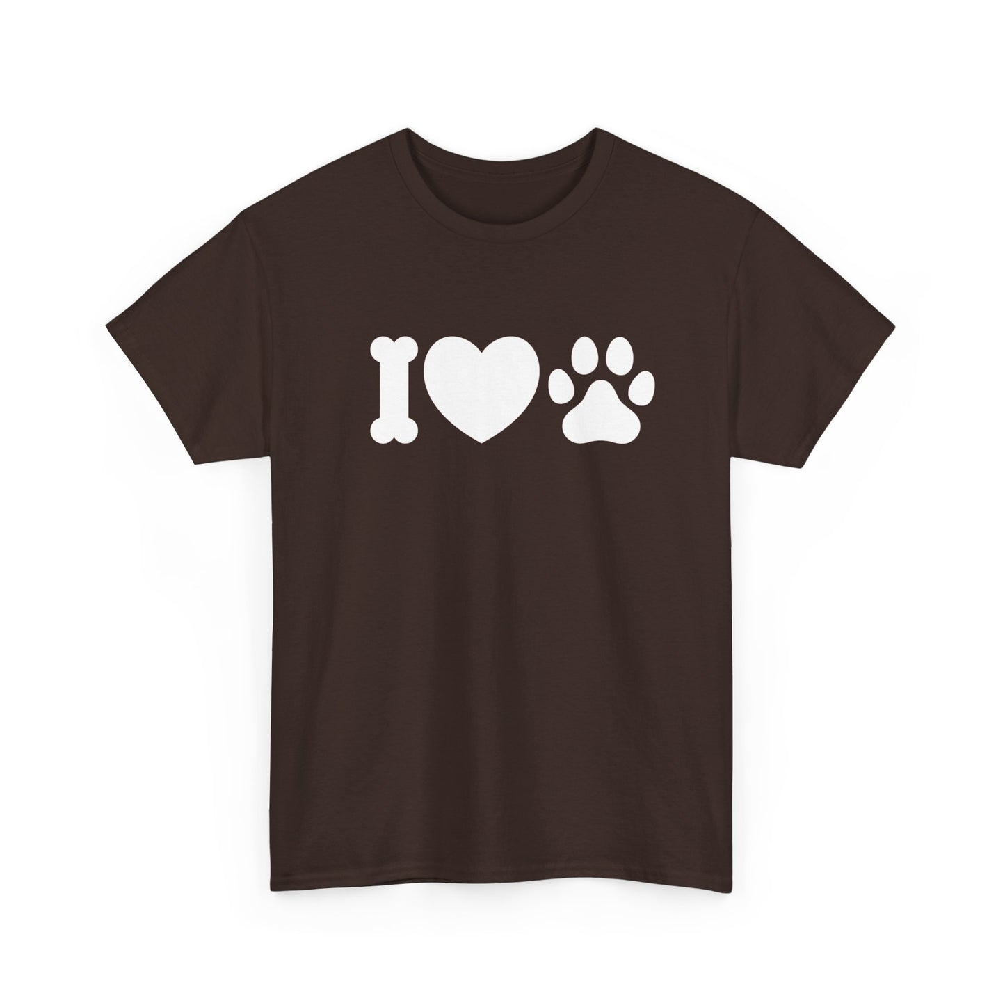 T-Shirt Unisex - Hundepfote mit Herz 4