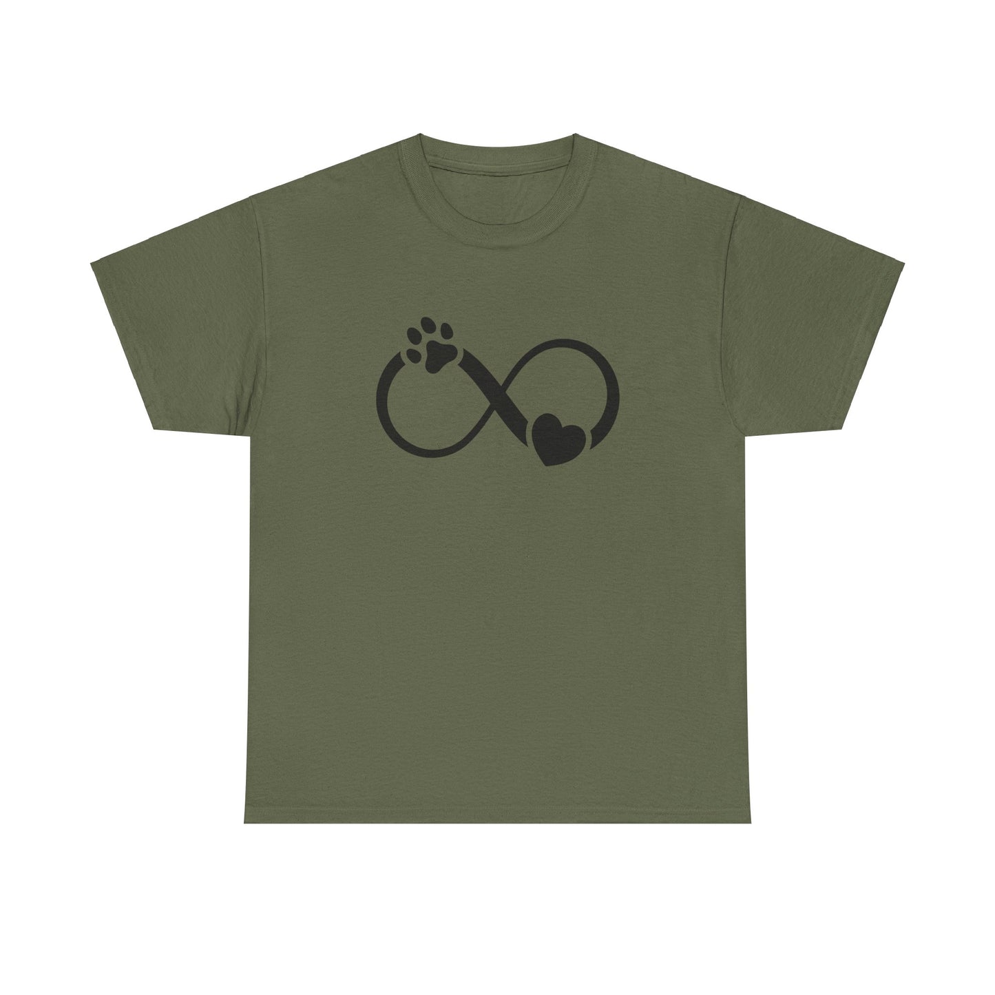 T-Shirt Unisex - Hundepfote mit Herz 3