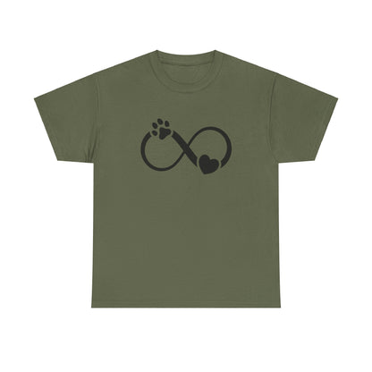 T-Shirt Unisex - Hundepfote mit Herz 3
