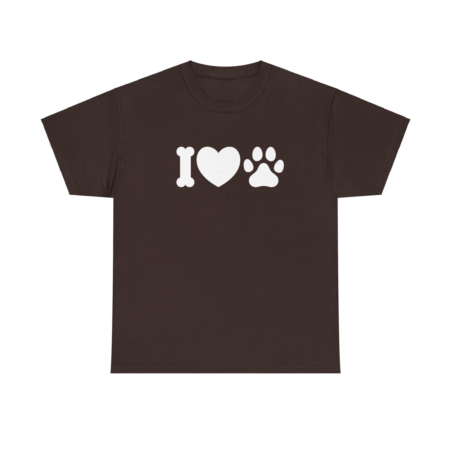T-Shirt Unisex - Hundepfote mit Herz 4
