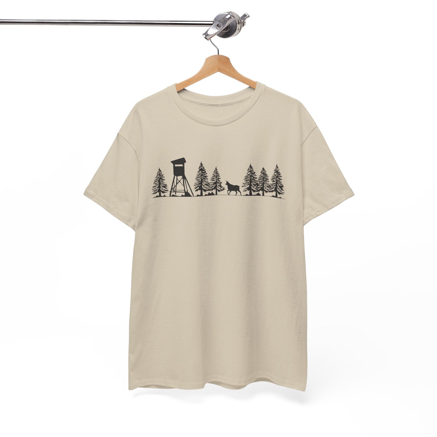 T-Shirt Unisex - Hochsitz im Wald - Gams