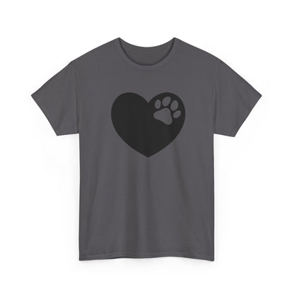 T-Shirt Unisex - Hundepfote mit Herz 6