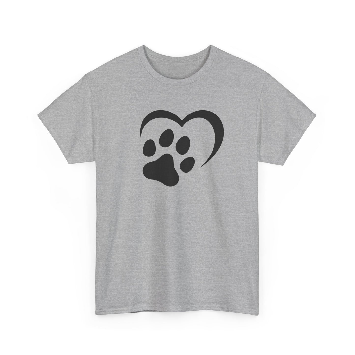 T-Shirt Unisex - Hundepfote mit Herz 2