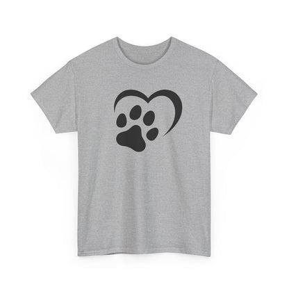 T-Shirt Unisex - Hundepfote mit Herz 2