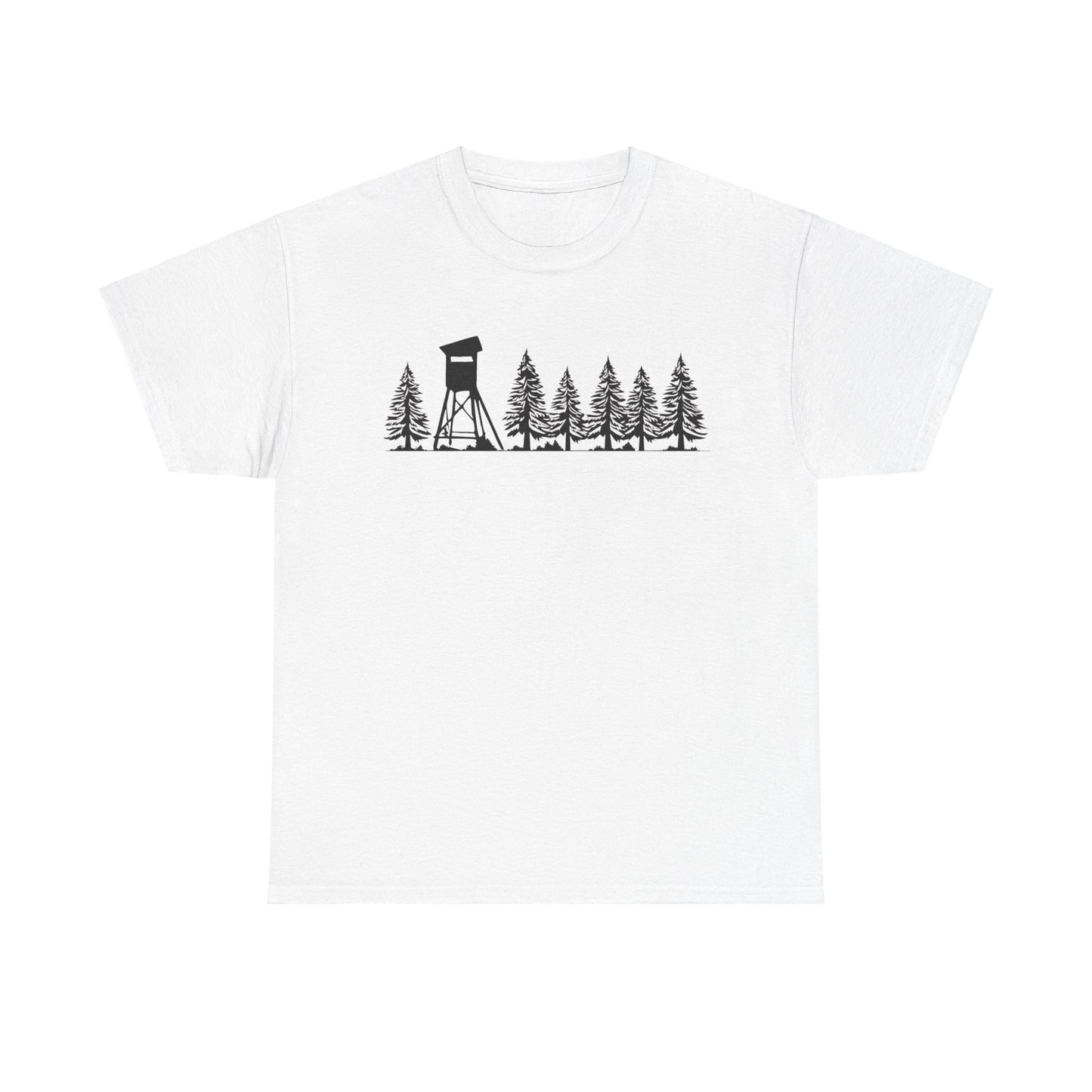 T-Shirt Unisex - Hochsitz im Wald