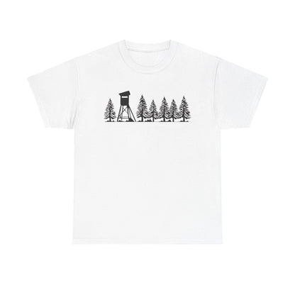 T-Shirt Unisex - Hochsitz im Wald
