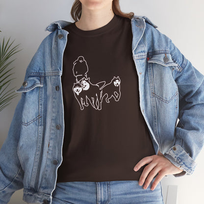 T-Shirt Unisex - Schlittenhunde 1