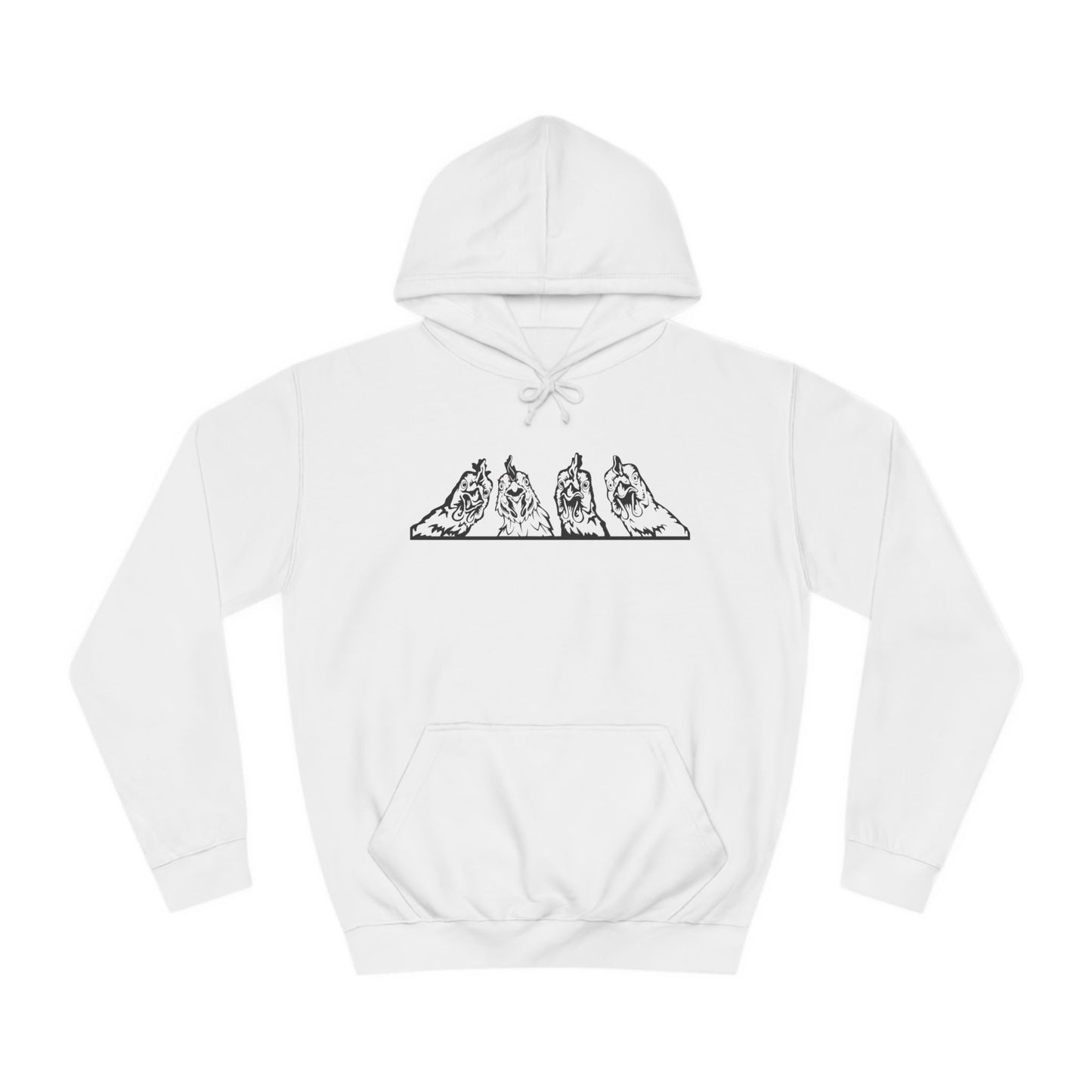 Hoodie Unisex - Huhn Neugierig 2