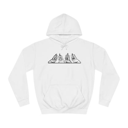 Hoodie Unisex - Huhn Neugierig 2