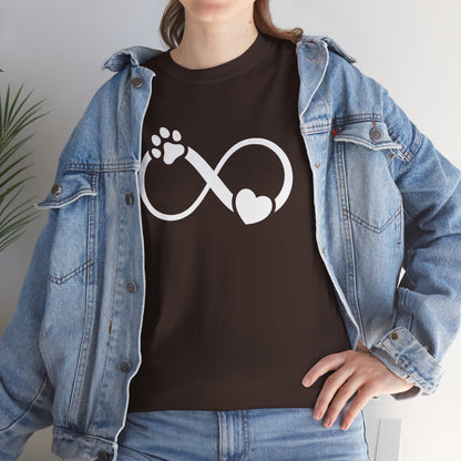 T-Shirt Unisex - Hundepfote mit Herz 3