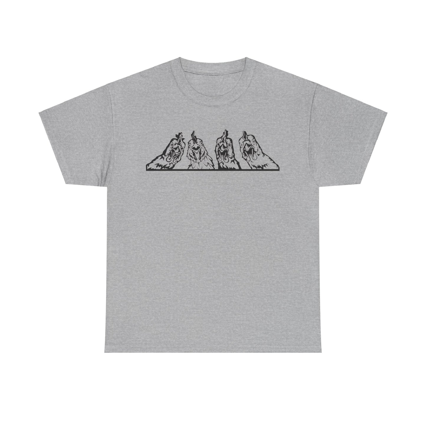 T-Shirt Unisex - Huhn Neugierig 2