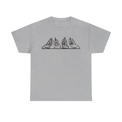 T-Shirt Unisex - Huhn Neugierig 2