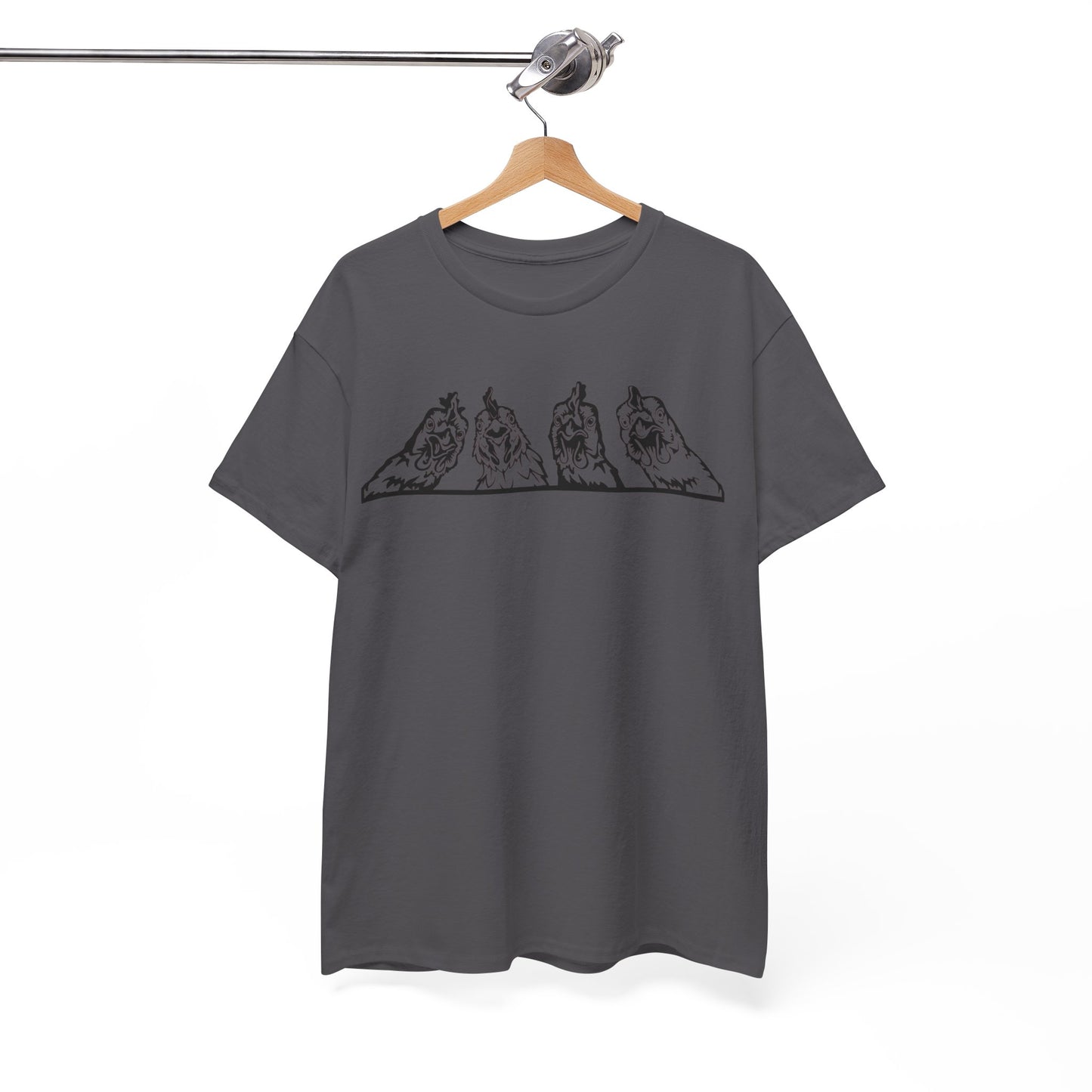 T-Shirt Unisex - Huhn Neugierig 2