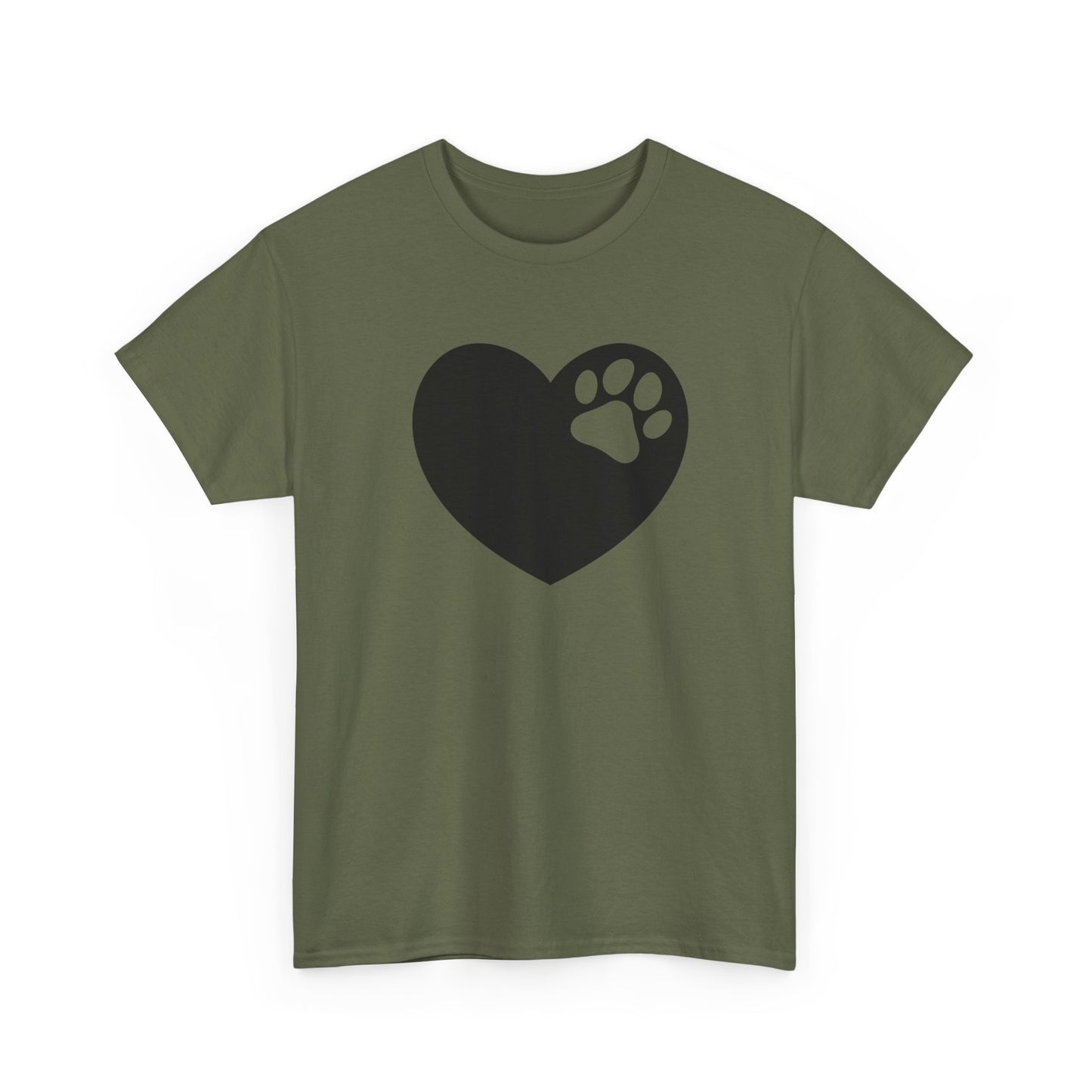 T-Shirt Unisex - Hundepfote mit Herz 6