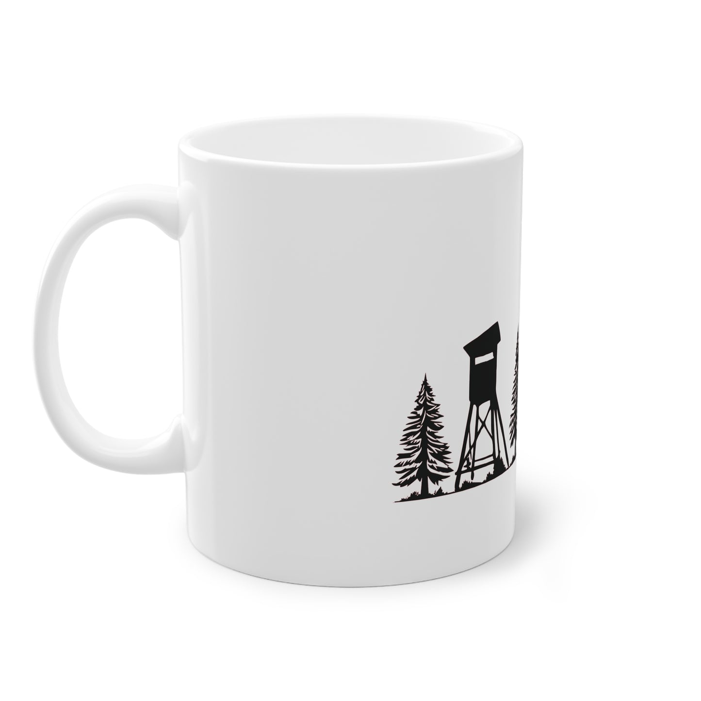 Tasse - Hochsitz im Wald