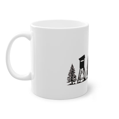Tasse - Hochsitz im Wald