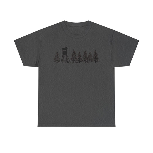 T-Shirt Unisex - Hochsitz im Wald