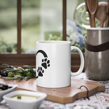 Tasse - Hundepfote mit Herz 7