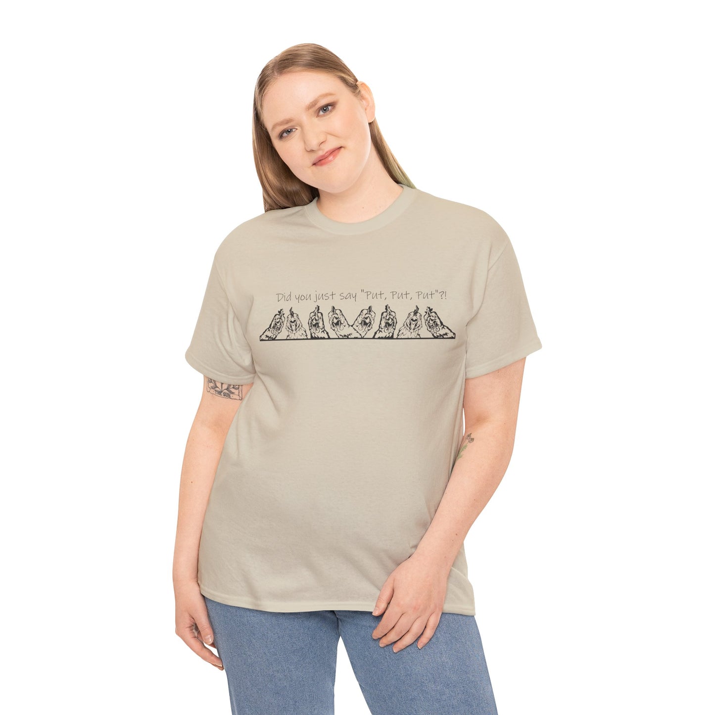 T-Shirt Unisex - Huhn Neugierig 1