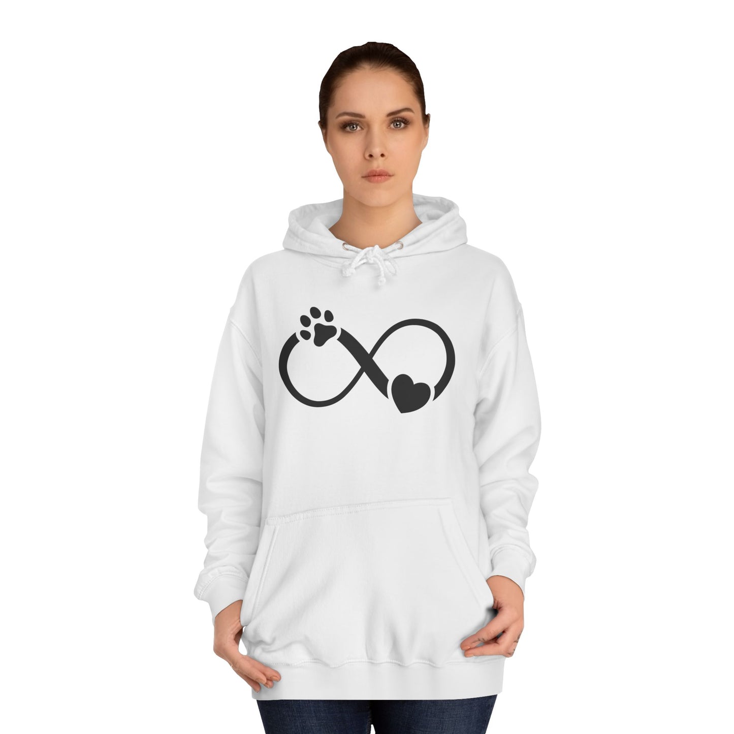 Hoodie Unisex - Hundepfote mit Herz 3