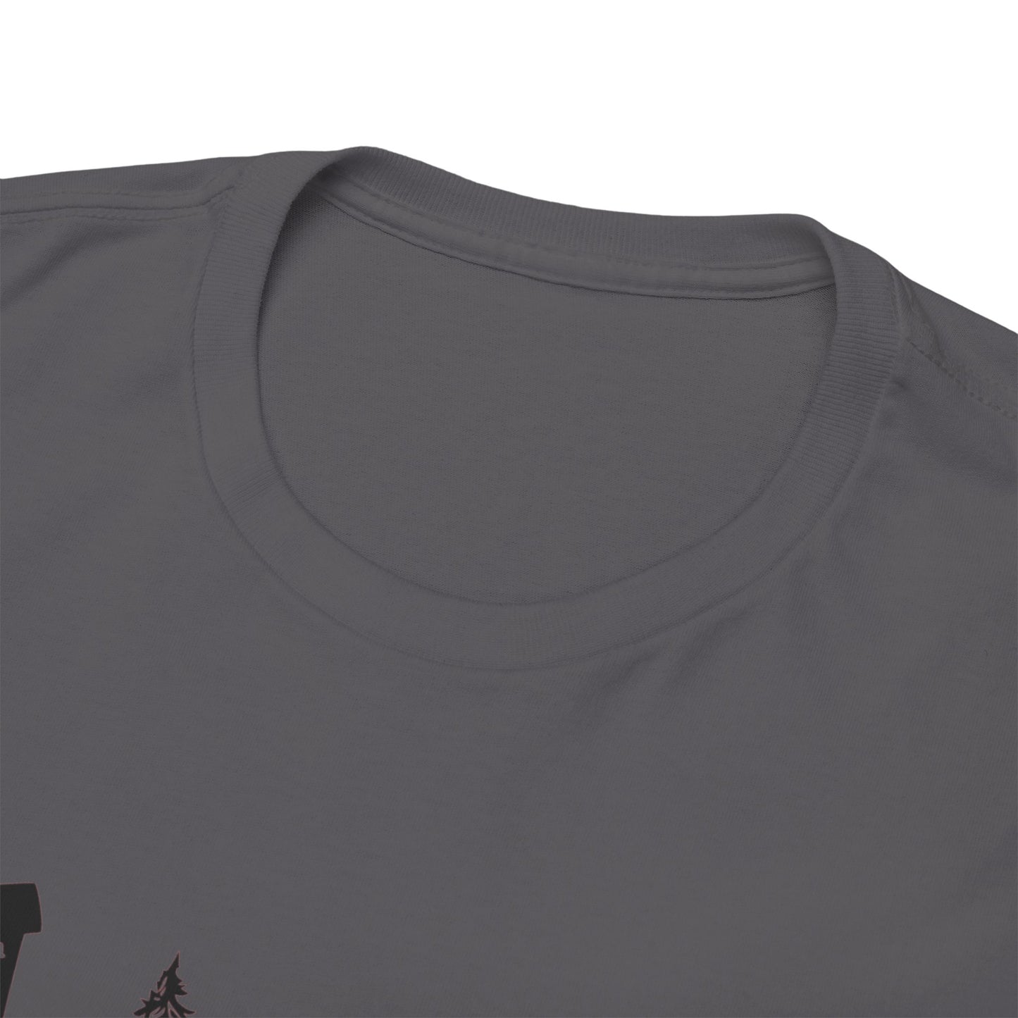 T-Shirt Unisex - Hochsitz im Wald - Rothirsch