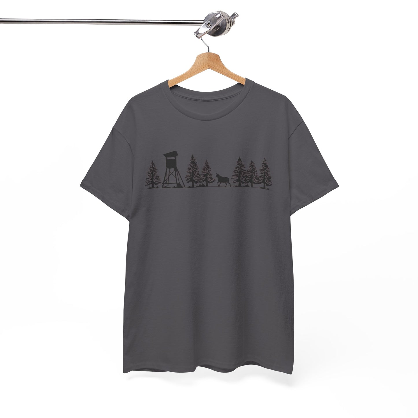 T-Shirt Unisex - Hochsitz im Wald - Gams