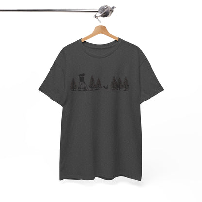 T-Shirt Unisex - Hochsitz im Wald - Auerhahn