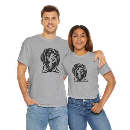T-Shirt Unisex - Dackel Langhaar 1