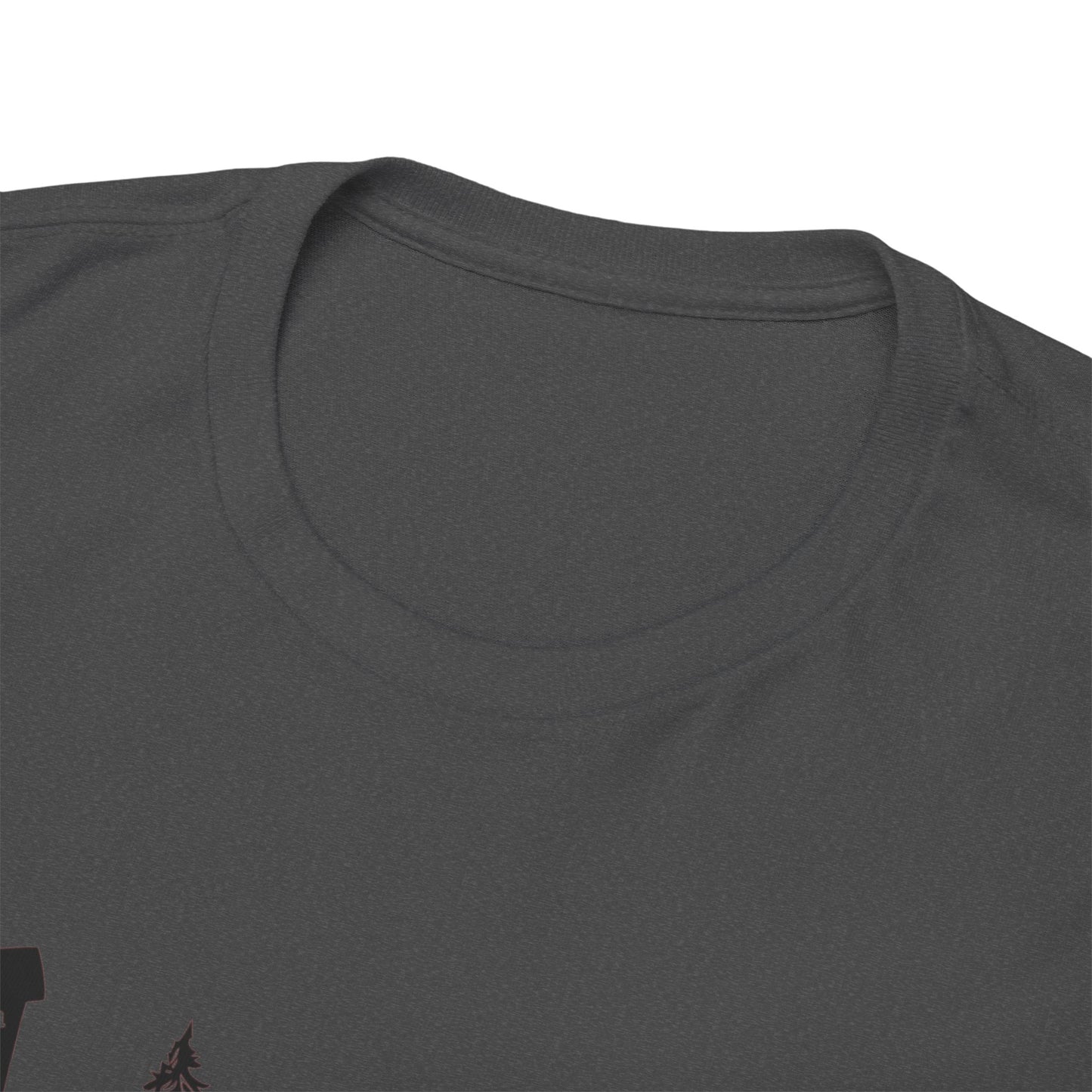 T-Shirt Unisex - Hochsitz im Wald - Rothirsch